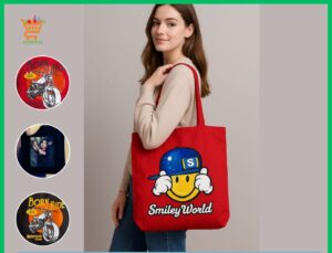 Premium Quality | Canvas Hand And Shoulder Bag | ( Height- 16" , Width- 14" And Handle 13") For Women's With Zipper