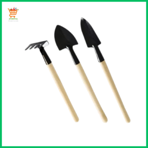 Mini Garden Tools 3pcs Set – Wooden Handle | pryojon24.com