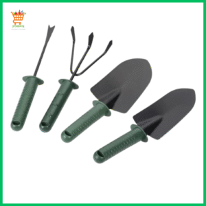 Pack of 4 Gardening Tools – Wooden Handle Set | pryojon24.com